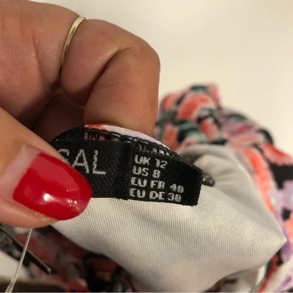 Nasty Gal We've Gotta Grow Floral Mini Dress Size 8 - Picture 10 of 10